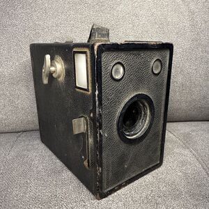 Agfa Ansco D-6 Cadet Antique Black Box Film Camera